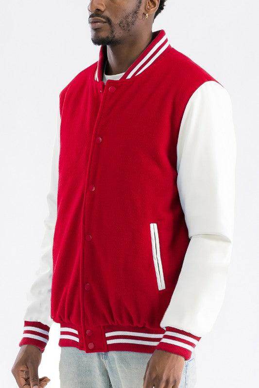 Varsity Jackets in 8 Color Options - VacationGrabs