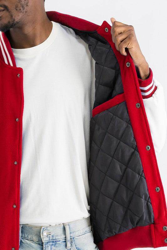 Varsity Jackets in 8 Color Options - VacationGrabs