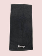 Embroidered Black Make Up Remover Hand Towel - VacationGrabs