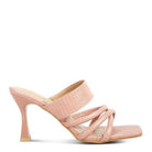 Criss Cross Strap Heel Sandals - VacationGrabs