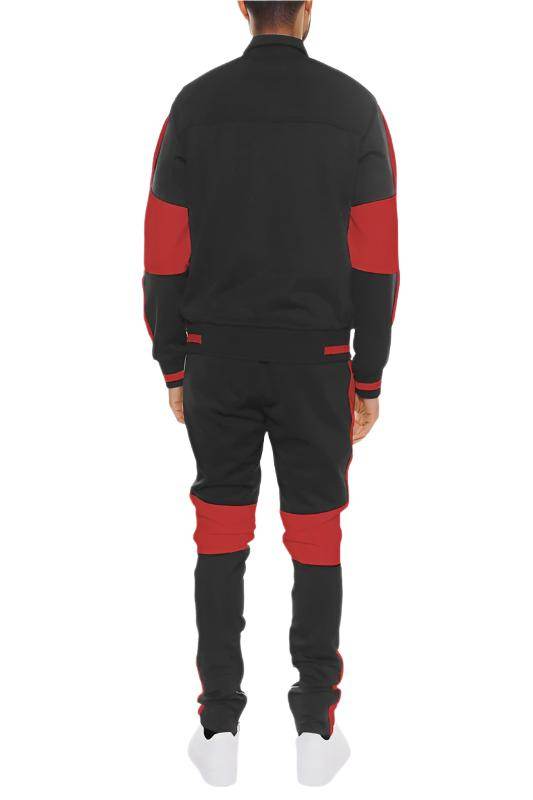 Men's Moto Color Block Track Suits - VacationGrabs