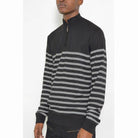 Mens Sweater Quarter Zipper Pullover - VacationGrabs