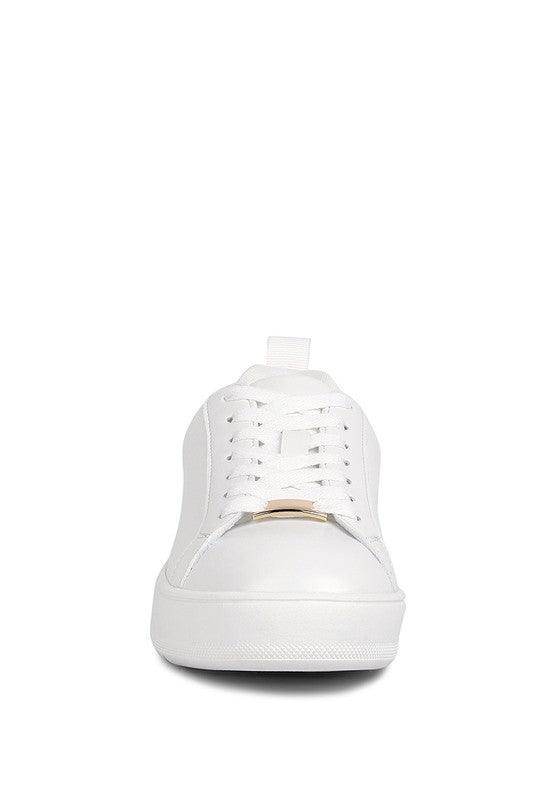 Women's Tennis Shoes Rouxy Faux Leather Sneakers - VacationGrabs