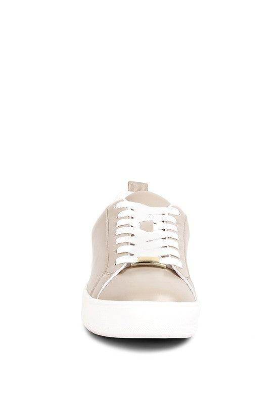Women's Tennis Shoes Rouxy Faux Leather Sneakers - VacationGrabs