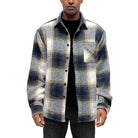 Mens Flannel Shirt Jacket Shacket - VacationGrabs