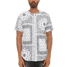 Bandana Print Baseball Jersey - VacationGrabs