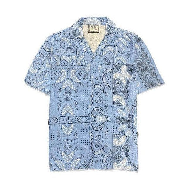Mens Collared Print Button Down - VacationGrabs
