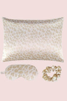 Satin Pillowcase Sleep Mask Scrunchie Gift Set - VacationGrabs