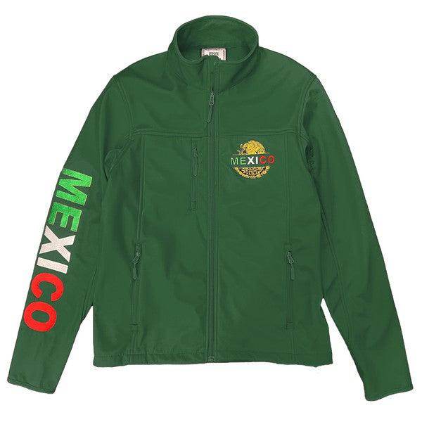 Men's Jackets Mexico Embroidered Soft Shell Jacket