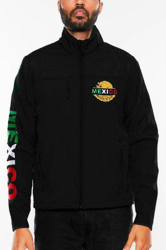 Soccer Mexico Embroidered Jacket - VacationGrabs