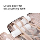 Travel Fold Up Make Up Bag Hanging Organizer - VacationGrabs