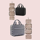 Travel Fold Up Make Up Bag Hanging Organizer - VacationGrabs