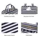 Travel Fold Up Make Up Bag Hanging Organizer - VacationGrabs