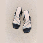 Qupid Level Up Rhinestone Strap Heels - VacationGrabs