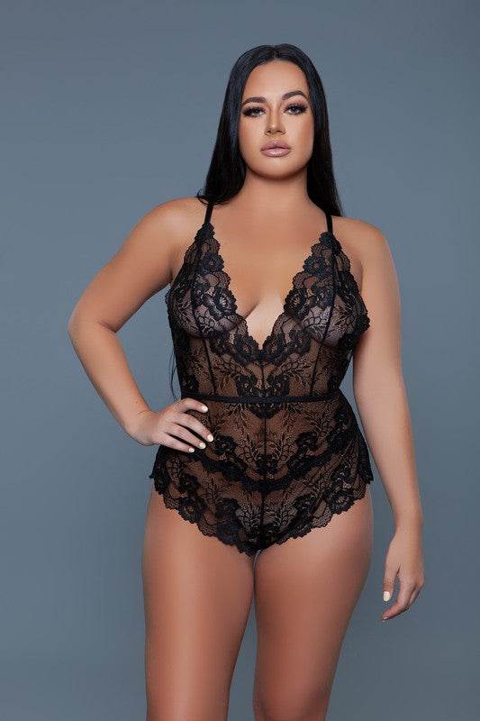 Womens Black Jolene Bodysuit - VacationGrabs