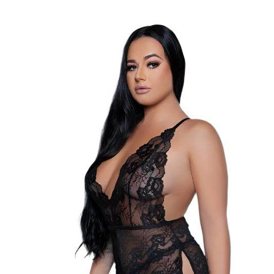 Womens Black Jolene Bodysuit - VacationGrabs