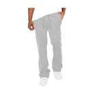 Mens Side Pipe Stacked Flare Pants 6 Colors - VacationGrabs