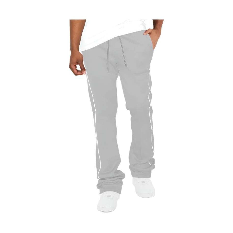 Mens Side Pipe Stacked Flare Pants 6 Colors - VacationGrabs