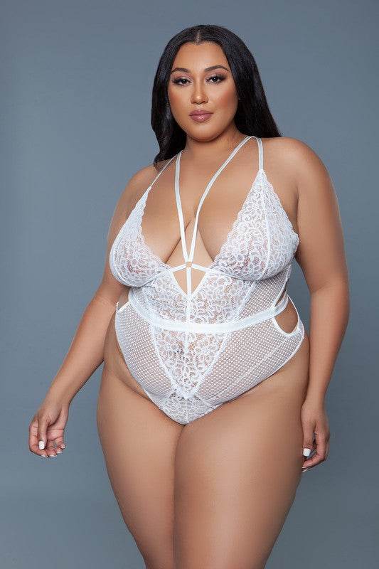 Womens Plus Size Elise Camisole Bodysuit - VacationGrabs