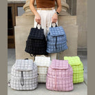 Stevie Quilted Puffer Backpacks - VacationGrabs
