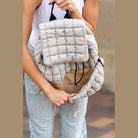 Stevie Quilted Puffer Backpacks - VacationGrabs
