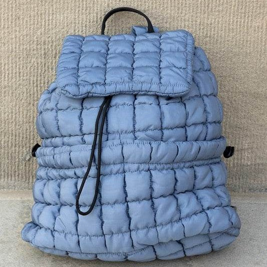Stevie Quilted Puffer Backpacks - VacationGrabs