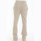 Mens Solid Fleece Flare Stacked Pants - VacationGrabs