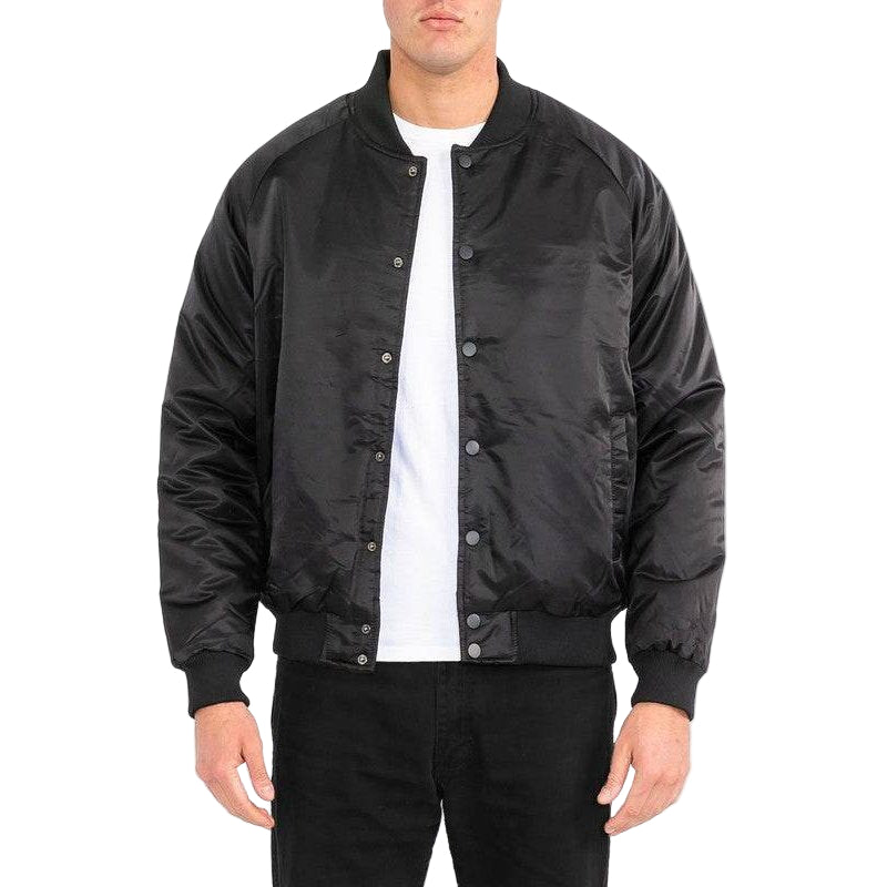 Mens Polyester Windbreaker Bomber Jacket - VacationGrabs