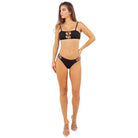 Two Piece Bikini With Lace Cut Out - VacationGrabs