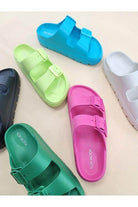 Double Strap Waterproof Slides - VacationGrabs