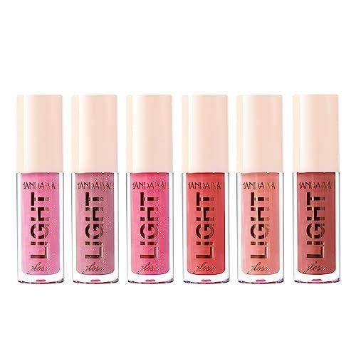 Women's Personal Care - Beauty 6PCS Hydrating Lip Gloss Neutral Nude Nourishing Glossy Lipgloss