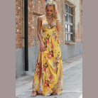 Halter Neck Split Dress - VacationGrabs