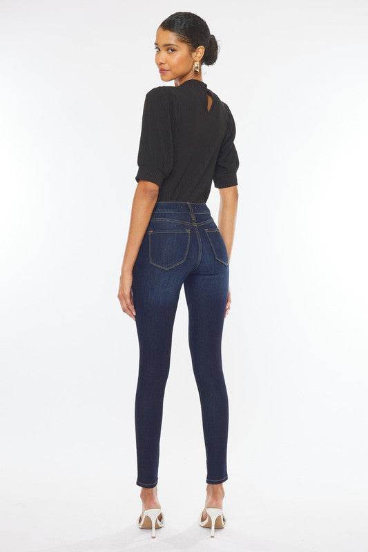 Mid Rise Basic Super Skinny Jeans - VacationGrabs