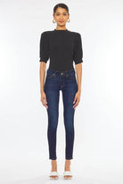 Mid Rise Basic Super Skinny Jeans - VacationGrabs