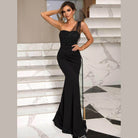 Women's Dresses Rhinestone One-Shoulder Formal Dress