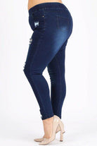 4X5X-5X6X Plus Jeggings Denim Pants - VacationGrabs
