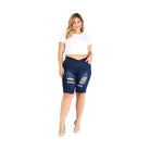 4X/5X-5X/6X Plus Size Jeggings Bermuda Shorts - VacationGrabs