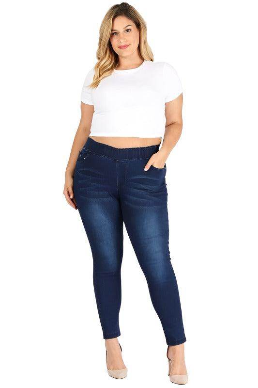 4X/5X-5X/6X Super Plus Size Jeggings Pants - VacationGrabs