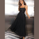 Lace-Up Backless Mesh Dress - VacationGrabs