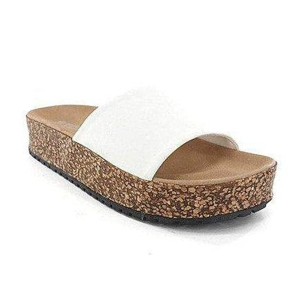 Women's Shoes D-Beca-01- Cork Sandal - VacationGrabs