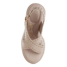 Nambo Stud Embellished Block Heel Sandals - VacationGrabs