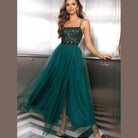 Lace-Up Backless Mesh Dress - VacationGrabs