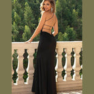 One-Shoulder Backless Maxi Dress - VacationGrabs