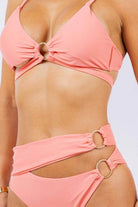 Two Piece Wrapping With Multi O Ring Bikini - VacationGrabs