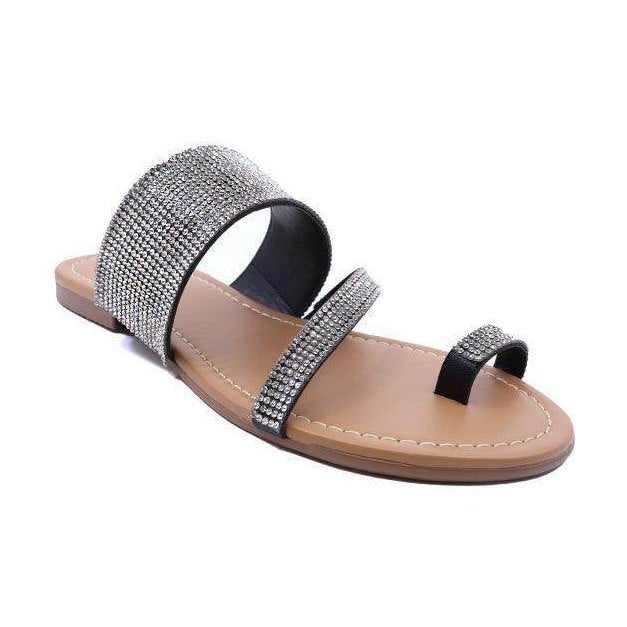 Women's Shoes Rhinestone Sandals Lexi12 - VacationGrabs