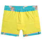 Mens Swim Trunks Compression Liner Quick Dry Zipper Pockets - VacationGrabs