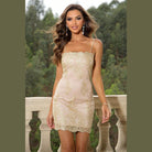Spaghetti Strap Mini Dress - VacationGrabs