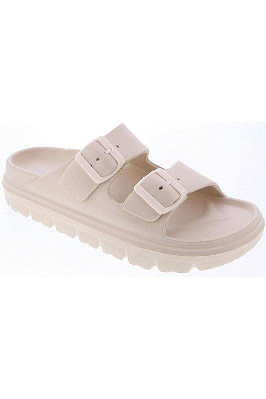 Double Strap Waterproof Slides - VacationGrabs