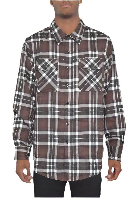 Plaid Flannel Long Sleeve Shirts S - 3XL - VacationGrabs