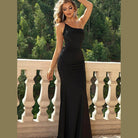 One-Shoulder Backless Maxi Dress - VacationGrabs